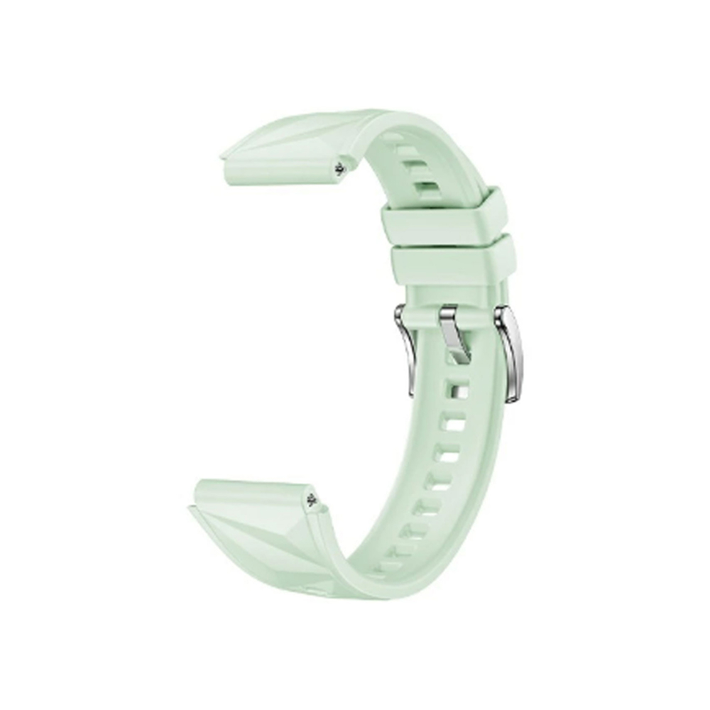 Ремешок Huawei EasyFit 3 drill-cut embossing fluororubber 18мм для Watch GT 5, зеленый