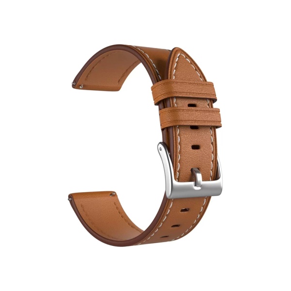Ремешок кожаный для часов Lyambda Nembus 22мм, коричневый