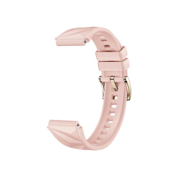 Ремешок Huawei EasyFit 3 drill-cut embossing fluororubber 18мм для Watch GT 5, розовый