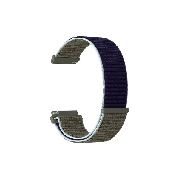 Ремешок нейлоновый для часов Lyambda Vega 22мм, синий хаки