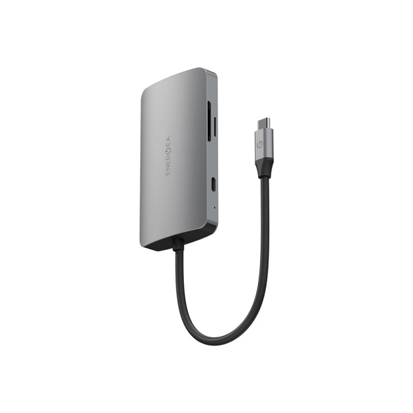 Разветвитель Energea AluHUB HD Pro 2 8-in-1 Superspeed Aluminium USB-C 100W Gunmetal