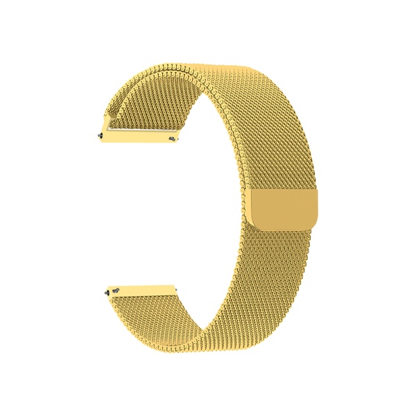 Ремешок из нержавеющей стали для часов Lyambda Capella 22мм, золотой